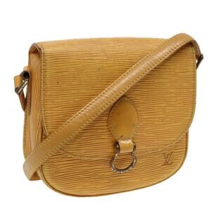LOUIS VUITTON Epi Saint Cloud PM Shoulder Bag Yellow M52219